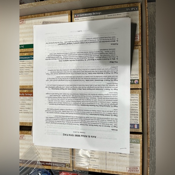 Axis & Allies WWI 1914 World War I Avalon Hill Board Game COMPLETE With extras - Picture 3 of 15